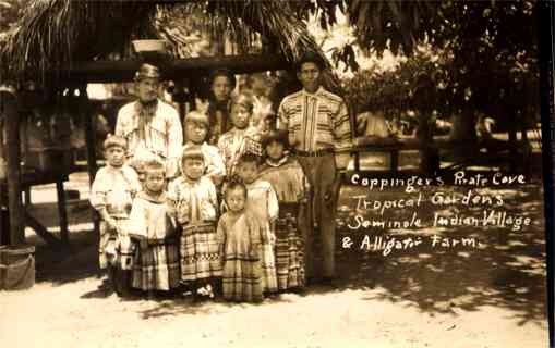 Seminole Indians Children RP FL