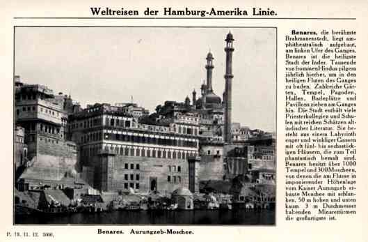 Hamburg-America Cruise Benares India
