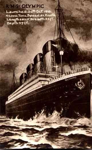 Ocean Liner Titanic Sister Olympic RP