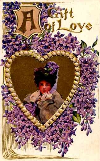 Boileau Girl Violets St. Valentine's