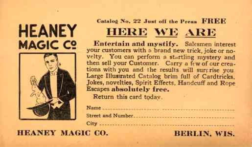 Magician Advert Catalog