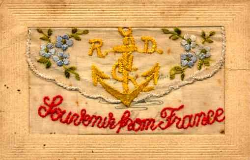 Embroidered Silk Anchor