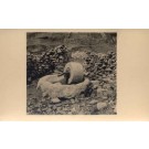 Palestine Israel Grinding Stone RPPC