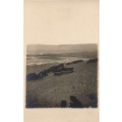 Palestine Israel Tents in Open Field RPPC