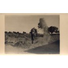 Palestine Israel Farmer Sifting Grains RPPC