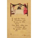 Children at Table Christmas Poem Volland