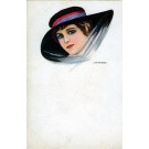 Italian Art Deco Glamour Woman #1