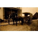 Horse Drawn Grocer Real Photo