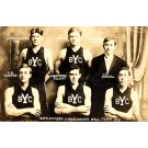 YMCA Basketball Team Real Photo