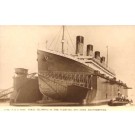Ocean Liner Olympic Tugboat Real Photo