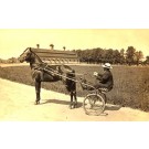 Harness Racer Field Barn Real Photo