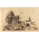 Wreck of Airship Real Photo