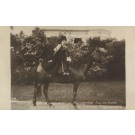 Russian Tsarevich Alexy on Horse Real Photo