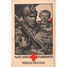 Soldier Holding Baby Child WW1