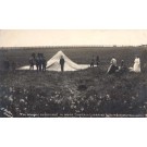 Wrecked Airplane Near Stonehenge Real Photo