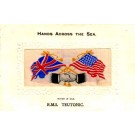 Hands Flags RMS Teutonic