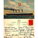 Ocean Liner Olympic Postally Used on Board