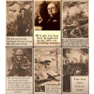 WWII Military Churchill Motto Set