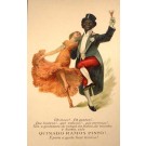 Black Cakewalk Dance Wine Advertising