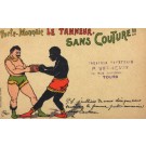 Black Boxer Boxing Gloves Advertising