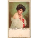 Lady in Fancy Dress Advert Sanitol Dental Powder