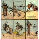 Irish Horse-Drawn Cart Tourist Comic Set