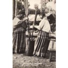 Seminole Indian Women at Work RP