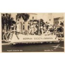 German Society of Sarasota Float Real Photo