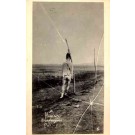 Dead Chinese Lynched as Scarecrow China Real Photo