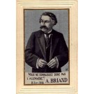 Woven Silk French Statesman Socialist Briand