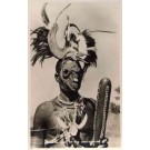 African Funeral Mask Wearing Samia Tribe Black RP