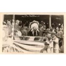 President Coolidge in Indian Chef Head Dress RP