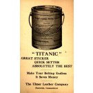 Advert Titanic Leather Cement Postal