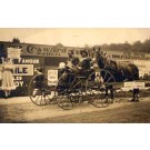 Black Faces in Cart Horse Suffragette Real Photo