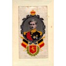 Woven Silk Flags King of Belgium WWI
