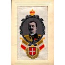 Woven Silk King of Italy WWI