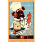 Advert Butter Bulldog as Chef Poster Style