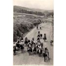 Mexican Revolutionists on Horses Real Photo Brehme