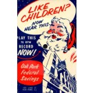 Santa Claus Advert Bank Real Record