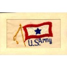 Army U.S. Regimental Embroidered Silk