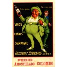 Advert Wines Champagne Poster Style