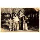 Seminole Indian Family FL Real Photo