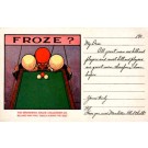 Frozen Players Advert Billiards Pool Tables