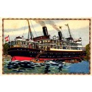 OCEAN LINERS LABELS POSTCARD BOX - SUPREMARINE