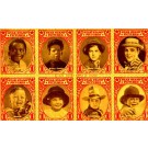 Black Boy Star on Stamp