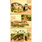 Expo 1900 Animal Protection Cats Dogs Set