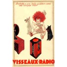 Advert Radio Tube Girl Dogs