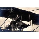 Pilots on the Biplane Real Photo