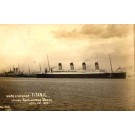 Ocean Liner Titanic Leaving Southampton RPPC