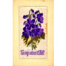 Woven Silk Violets